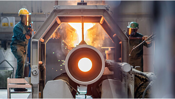 production centrifuged steel tubes