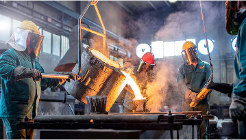 production wide range of static castings