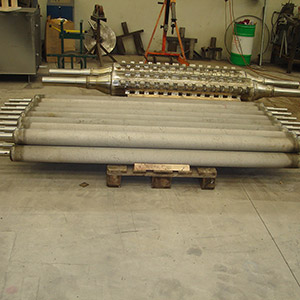 Rollers for heat treatment furnaces