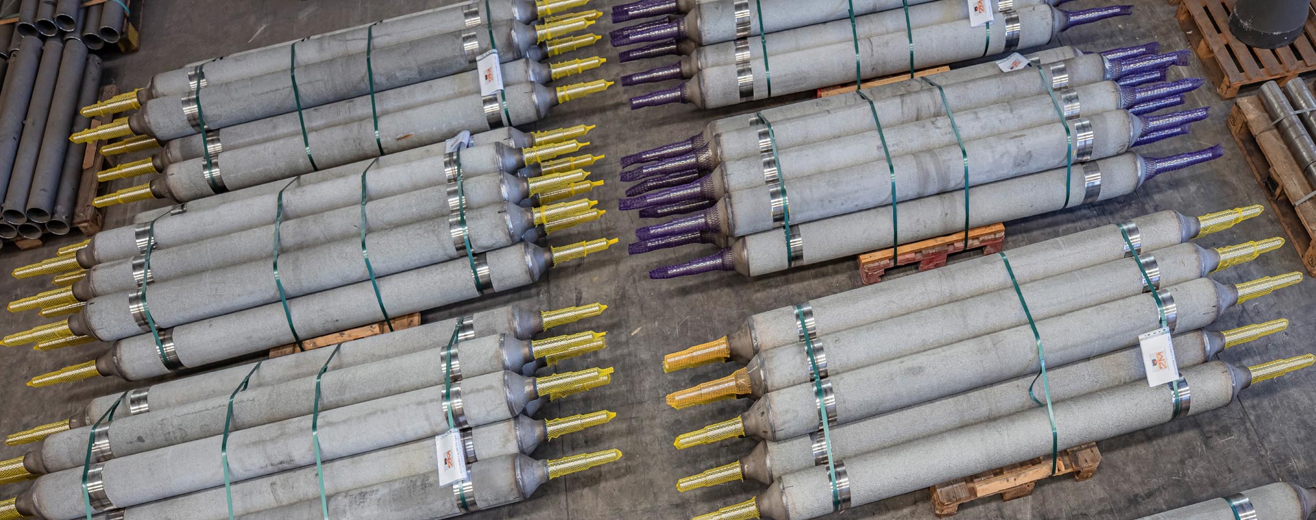 Centrifugally cast rolls for continuous heat treatment furnaces